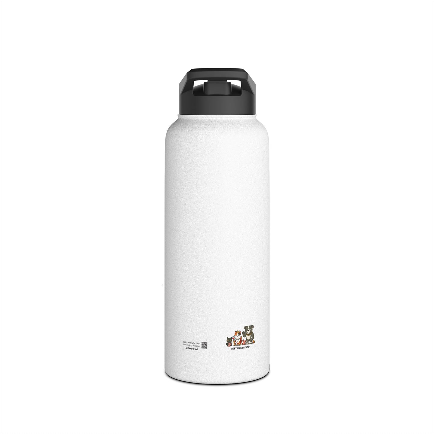 "NOT LISTENING" 32oz Insulated Tumbler | The Saint Snarky™ & Major Ruff™ Edition
