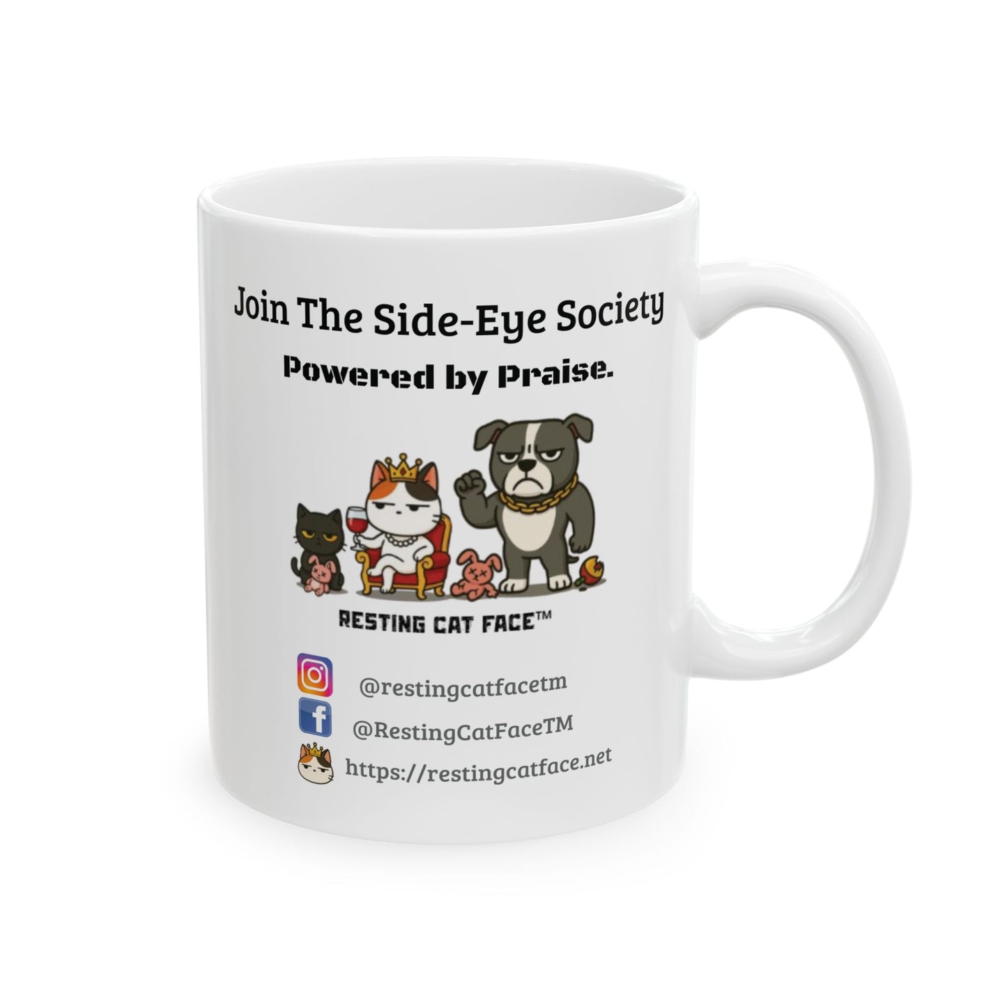 Not Impressed™ - Queen Cat Mug