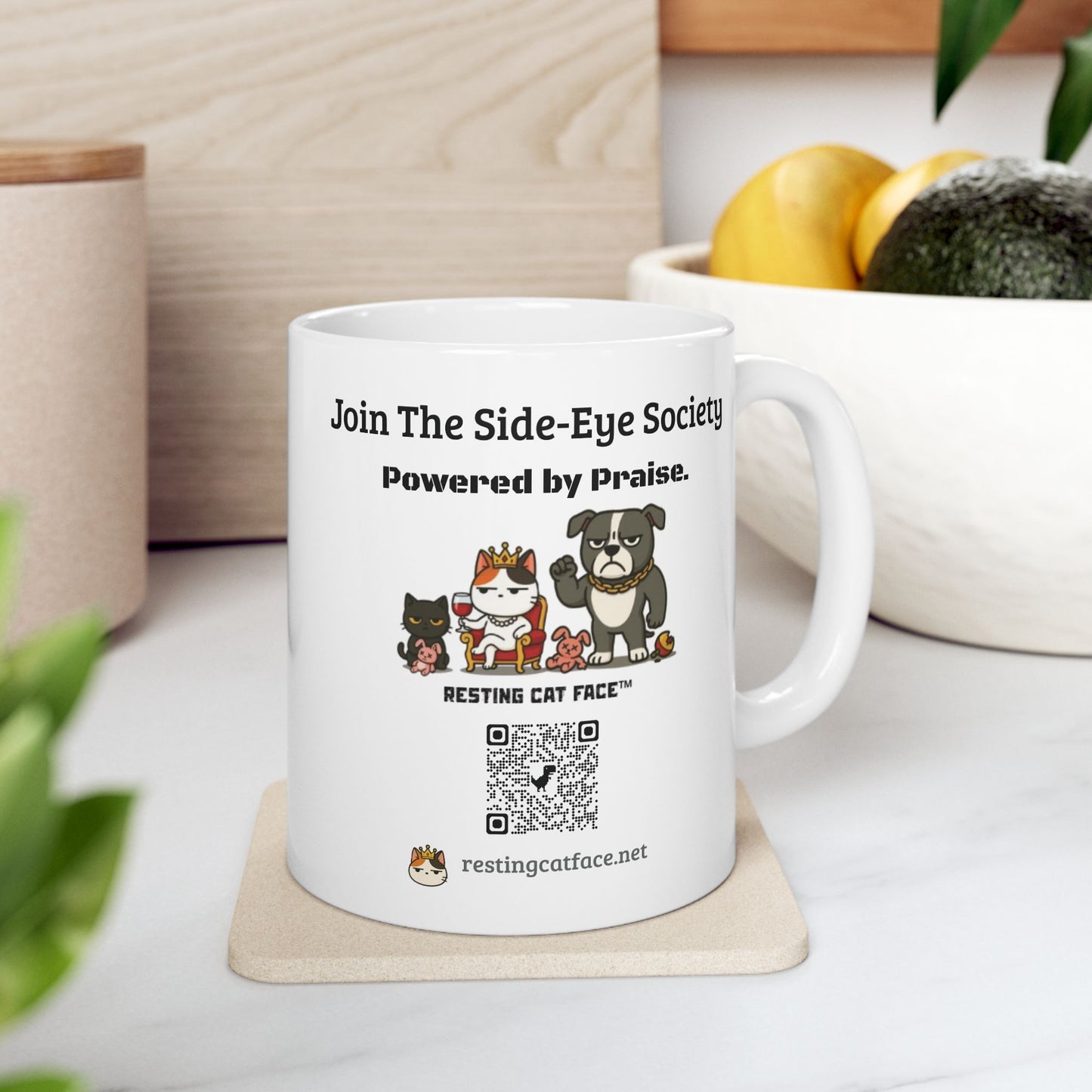 Not Impressed™ - Queen Cat Mug