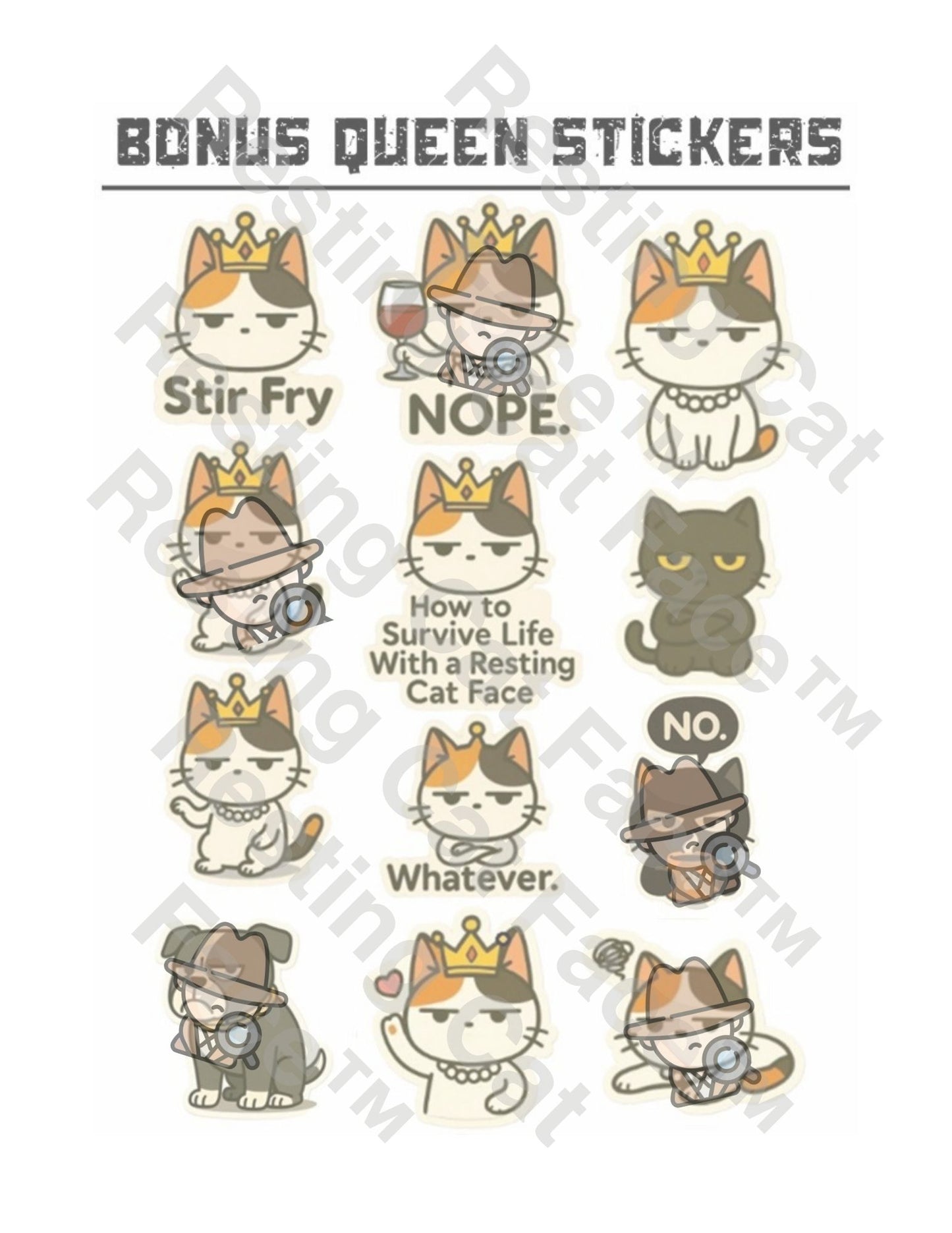 Resting Cat Fact™ 2025 - 2026 Digital Planner