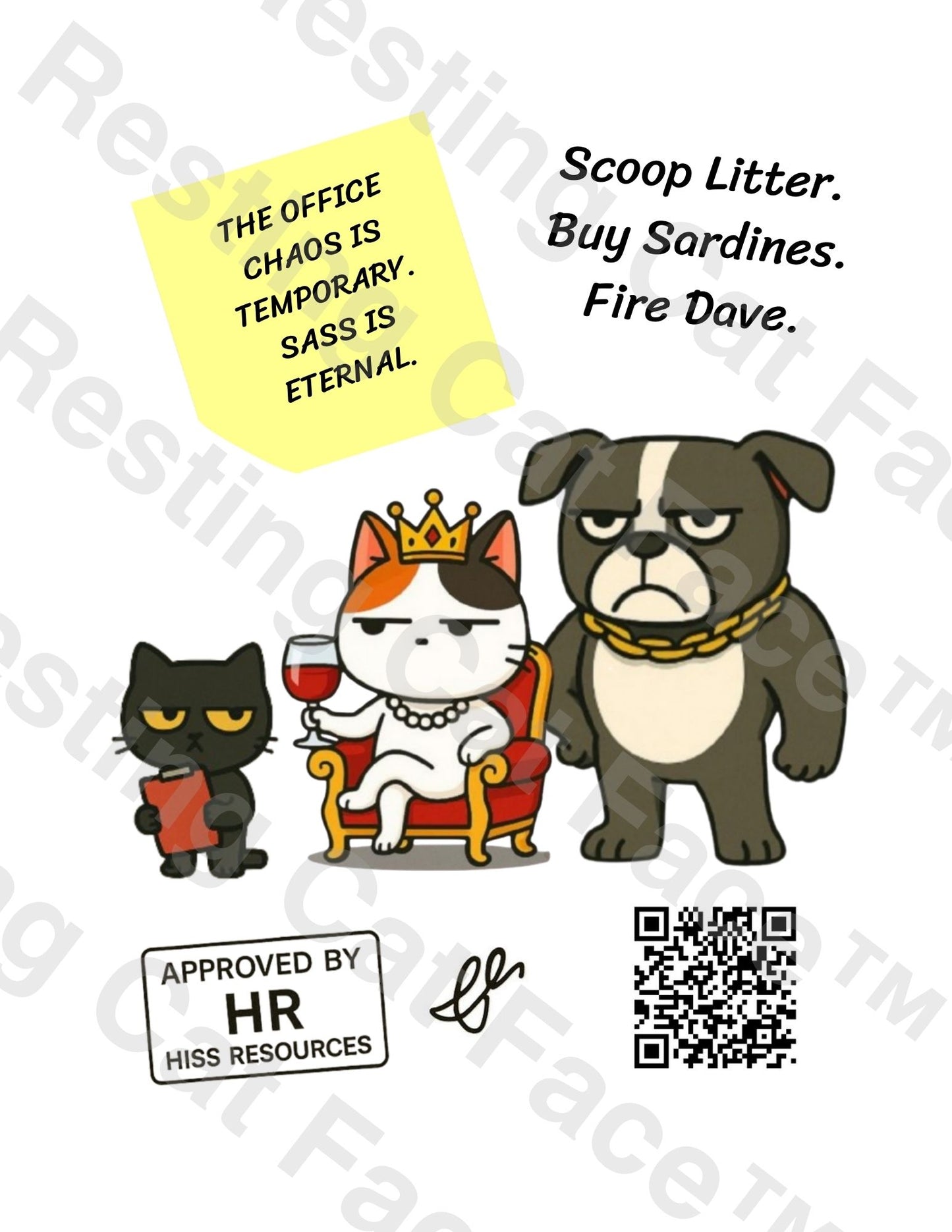Resting Cat Fact™ 2025 - 2026 Digital Planner