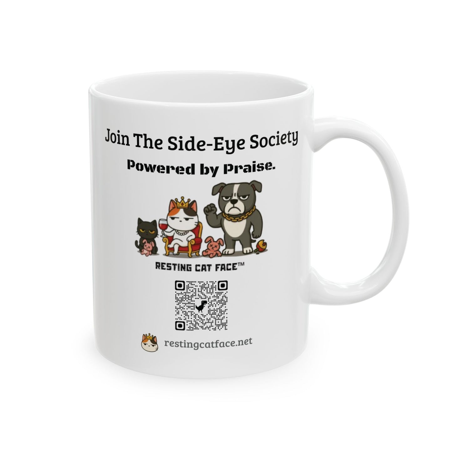 Not Impressed™ - Queen Cat Mug