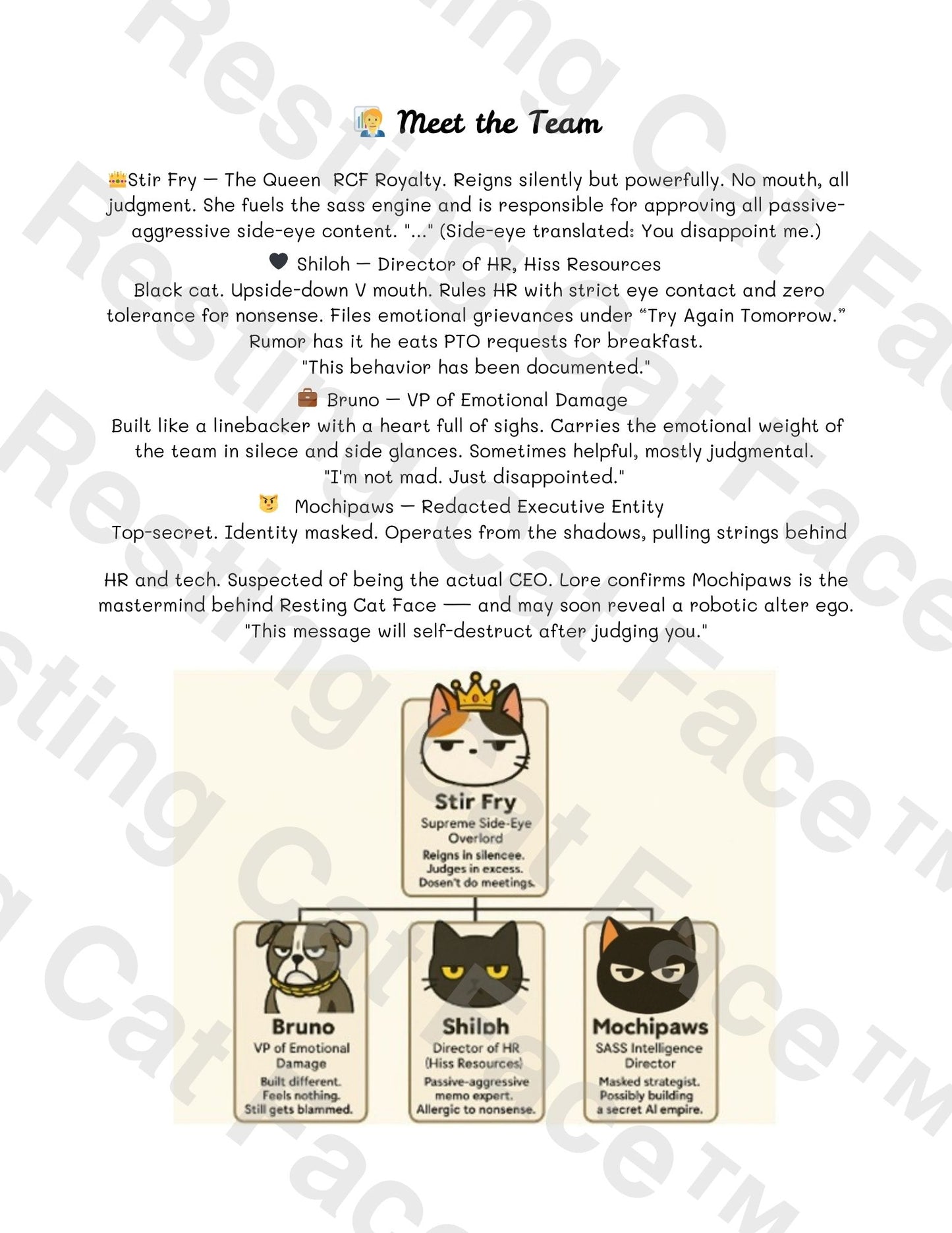 Resting Cat Fact™ 2025 - 2026 Digital Planner