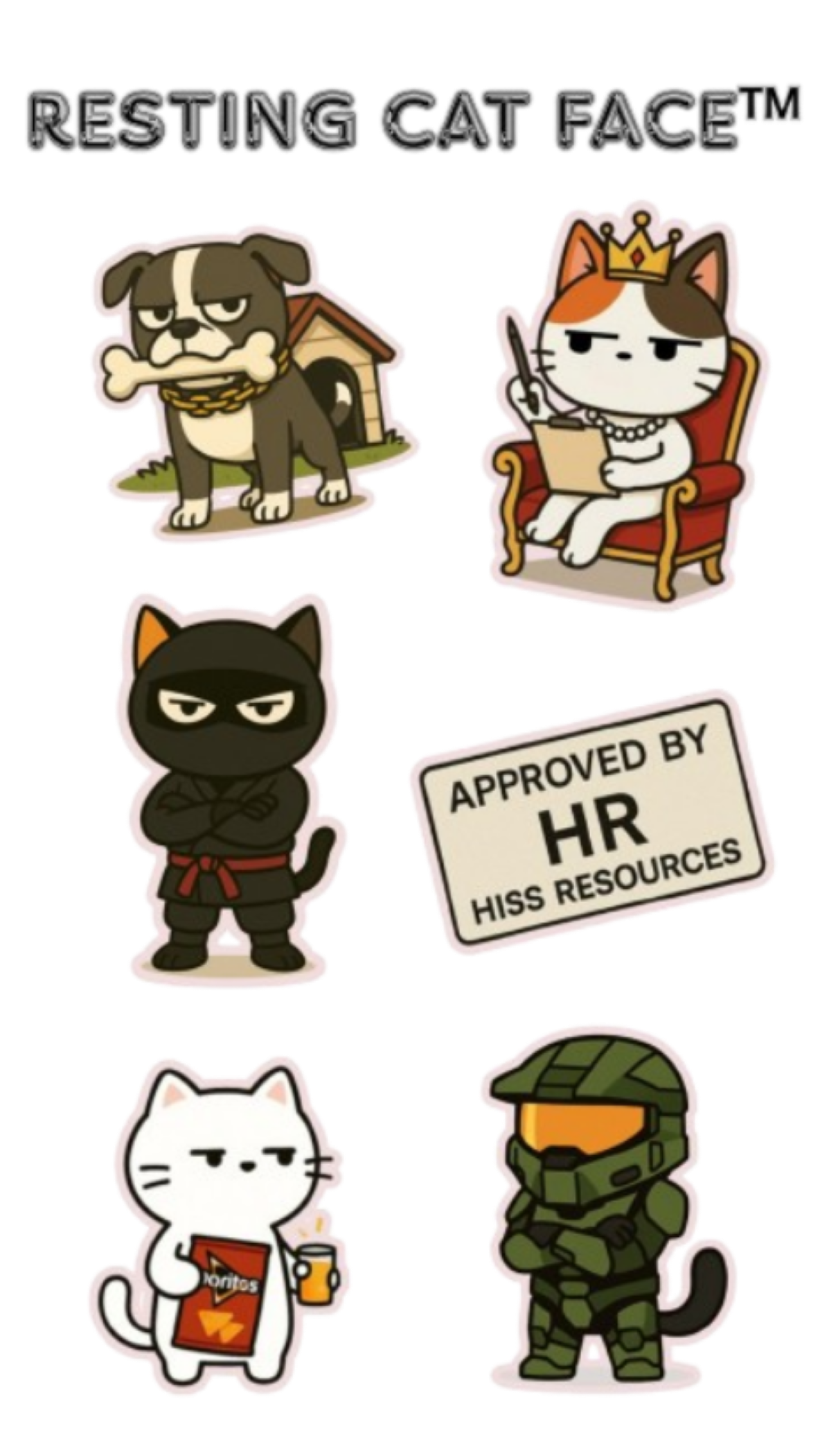 Resting Cat Face™ - Legends of Sass