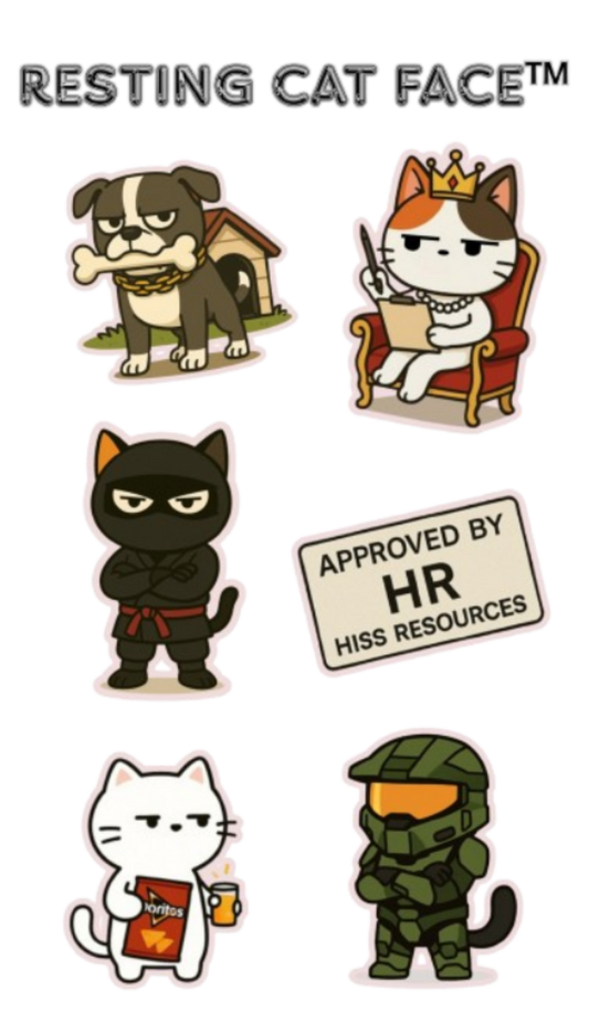 Resting Cat Face™ - Legends of Sass