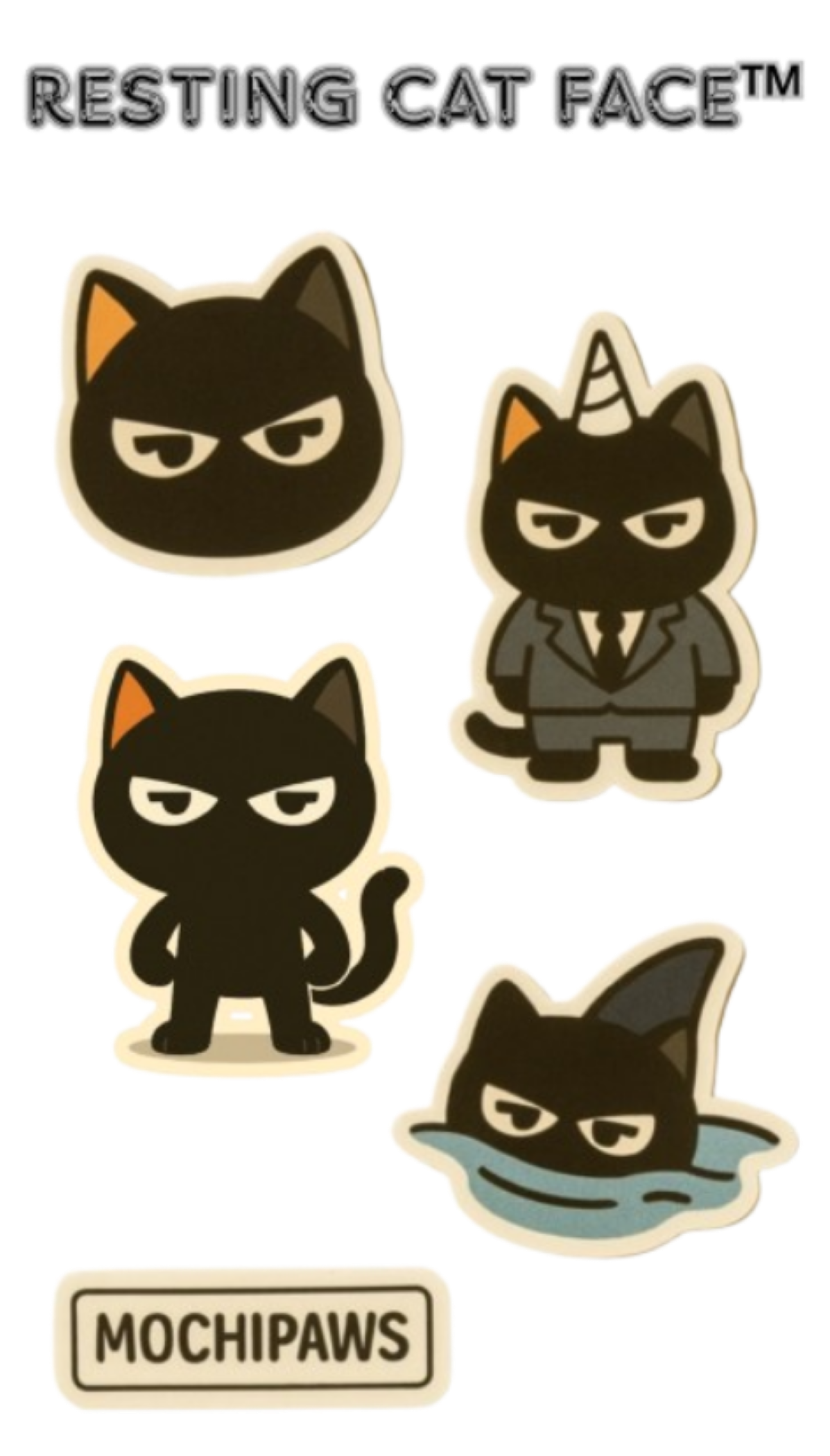 Collapse Edition Mochipaws™ - Corporate Collapse Edition – Resting Cat Face™