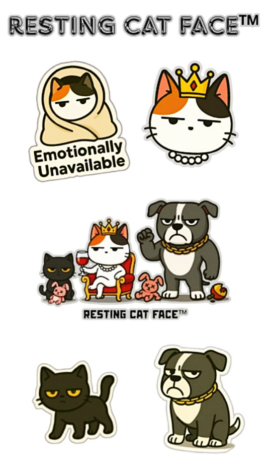 Resting Cat Face™ - Emotionally Unavailable Edition